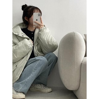 Codibook｜韓國 HIJJOO 亮面兩用連帽保暖外套 寬鬆高品質［預購］羽絨外套 女裝