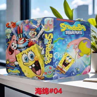 中部發貨免運 海綿寶寶卡冊大容量卡包卡牌收藏冊皮質拉鏈卡遊收集冊卡片收納冊 卡遊卡片收藏冊 卡牌卡冊 動漫卡片