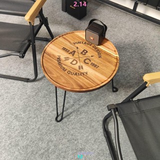 戶外露營實木折疊桌咖啡桌小茶幾小桌子陽臺戶外桌子BC桌*可開發票/收據