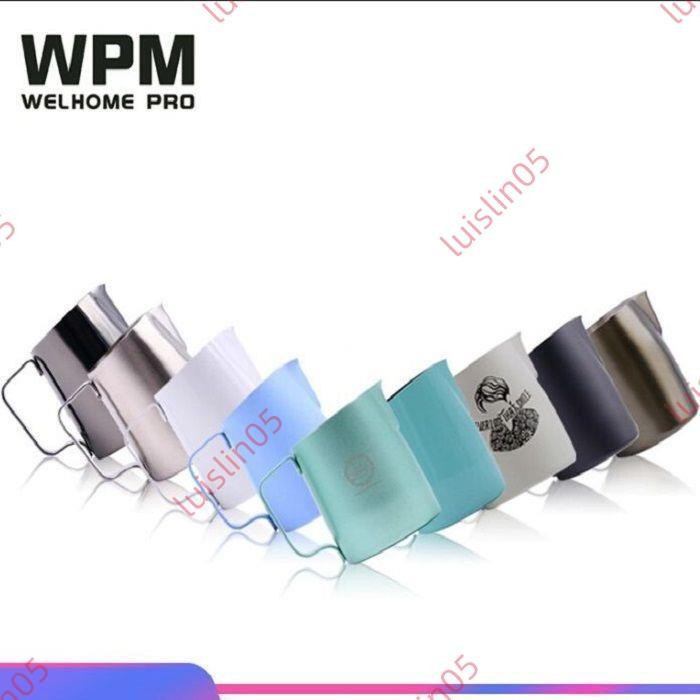 廠商  新品@WPM惠家拉花杯 450ml咖啡拉花杯 奶泡杯不銹鋼斜口 尖嘴圓嘴300ml 拉花杯 奶泡杯 咖啡拉花杯