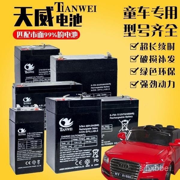 ⭐精選優品⭐兒童電動車 3FM 4.5ah 6V 4AH 6V 4.5ah 6v7ah 12v7ah童車電瓶 充電器電池