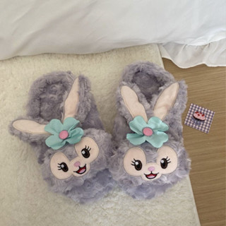 冬季保暖拖鞋🎀 星黛露毛絨拖鞋可愛加厚少女心家居鞋學生冬季棉拖包頭毛毛拖保暖 居家拖鞋 棉拖 月子鞋