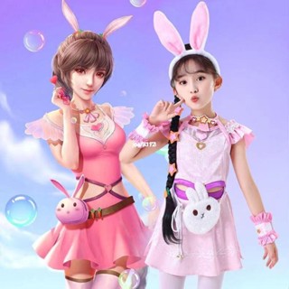 🎁【萬聖節 服飾 兒童】鬥羅大陸小舞服裝 兒童女童 衣服cosplay 全套小五的裙子 套裝 萬聖節角色扮演服裝