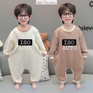 ✨男童睡衣 連體睡衣 家居服 中大童 居家服 韓系童裝 男女寶寶連體睡衣兒童秋冬天德絨長袖家居服中小童超萌防踢被睡袋