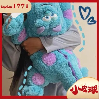 【小皮球】怪獸蘇利文藍貓怪玩偶可愛公仔獃萌趴趴抱枕毛絨玩具生日禮物男女