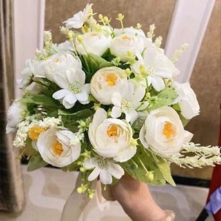 新娘手捧花💯手捧花新娘結婚韓式婚禮花球婚紗照捧花假花伴娘拍照道具花束模擬 結婚禮手花 婚禮捧花 婚紗攝影【琳黛】