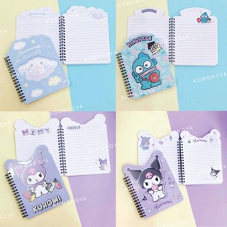 【現貨】小禮堂 Sanrio 三麗鷗 造型線圈筆記本 (歡樂時光) 大耳狗 酷洛米 人魚漢頓