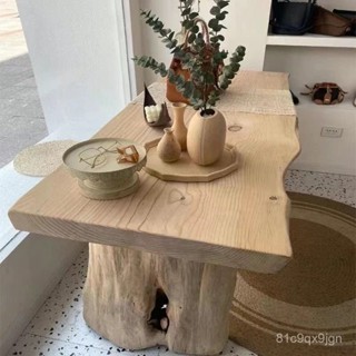 ⚡免運 會議桌 工作臺 茶桌 餐桌 電腦桌 簡約實木大闆桌服裝店中島流水臺民宿原木長條桌茶桌會議桌自然邊 洽談桌 辦公桌