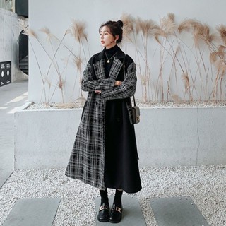 大碼外套 新款風衣 防寒保暖外套 冬季外套 韓版大衣 小香風外套 加厚外套 秋冬季大衣 中長款大衣 寬鬆外套 外套 大衣