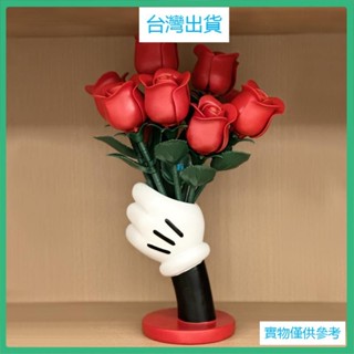 臺灣出貨可愛米奇手手花瓶💓手套造型花瓶擺件 家居創意設計擺件 可愛花瓶 花卉綠植器皿卡通造型擺件 收納架 米奇手花瓶