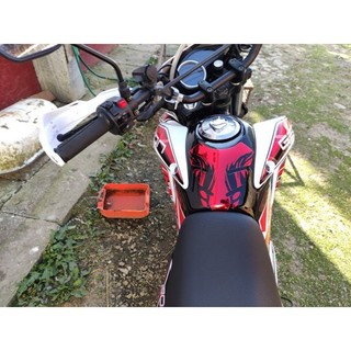 快速出貨-3D立體摩託車改裝油箱保護貼魚骨貼花適用鈴木本田雅馬哈KTM川崎 ZL82 ZZCU
