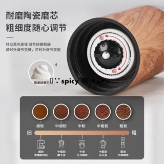 臺灣出貨 良品力推🎉手搖式咖啡研磨器手動咖啡豆研磨機便攜小巧手搖磨豆機手磨咖啡機