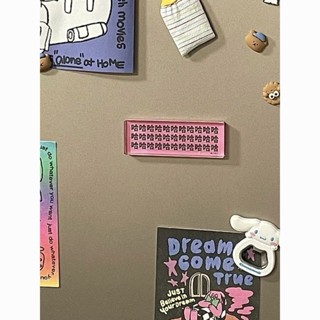 💥【爆款】💥 高顏值冰箱貼 美化家庭小紅書同款創意文字亞克力磁吸冰箱貼ins風立體磁力留言裝飾禮物
