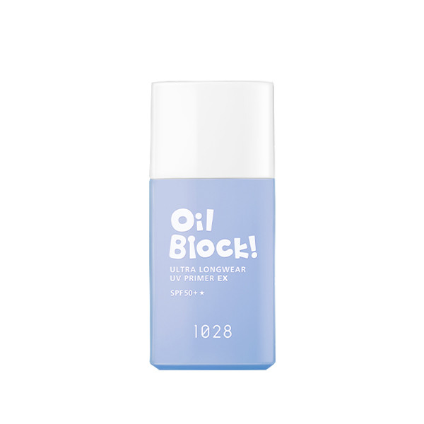 1028 Oil Block!超控油UV校色飾底乳EX SPF50+ 淡藍【三友藥妝Tomod's】