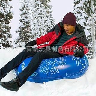 臺灣熱銷 加厚PVC充氣雪管成人兒童雪橇帶手柄冬季戶外滑雪玩具