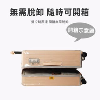 免運 CECE拉桿箱保護套 無需拆卸 拉桿旅行箱防塵套 四角加厚 22/26/30寸行李箱保護罩 全包保護 防刮 耐磨