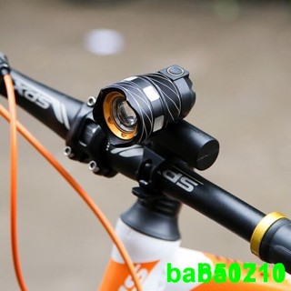 腳踏車*自行車配件*代步工具*騎行自行車燈前燈夜騎T6強光可調焦充電防水手電筒山地車配件通用
