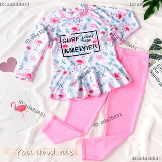 【🌈乖乖YuKi精品優選】兒童泳衣 中大童泳裝 女童泳衣 國小泳衣 防曬泳衣 長袖長褲泳衣 女孩防曬游泳衣 小學生水母
