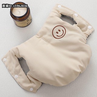 熱賣🔥免運新品狗狗衣服冬季加厚小型犬麵包服泰迪比熊奶狗兩腳棉衣防寒保暖背心