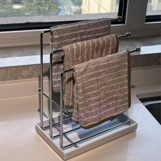 【滿188出貨】收納神器 浴室整理 廚房抹布架 瀝水 浴室 不銹鋼 毛巾 掛架 置物架 免打孔 收納架 懶人 衛生間