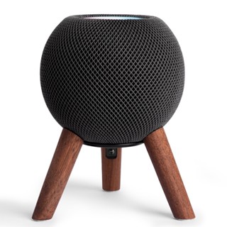 🔥全網最低🔥Homepod mini支架 胡桃木蘋果音響支架 蘋果小音箱增高架 配件木底座 apple音箱桌面防滑