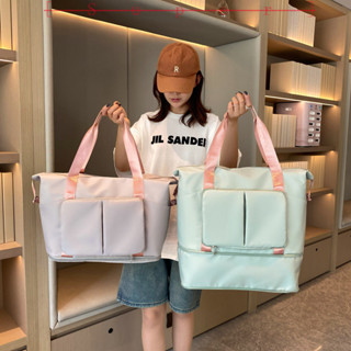 熱賣✨[Super] 旅行包 手提袋 旅行袋 大容量外出短途可折疊大容量旅遊行李袋手提旅行包健身包孕婦待產收納包