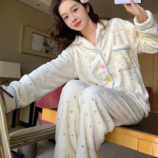 【Princess】大碼 毛絨睡衣 珊瑚絨 居家服 保暖睡衣 珊瑚絨睡衣 法蘭絨睡衣 冬天睡衣