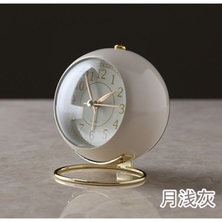 限時下殺✨ 時鐘 鬧鐘學生鬧鐘迷你版臥室書桌床頭擺件ins復古烤漆簡約創意小時鐘