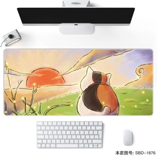 🍃ニャンコ先生🍃夏目友人帳週邊 滑鼠墊 夏目友人帳定製版鼠標墊定製桌墊定製圖案辦公電腦鍵盤墊書桌墊子 GDNY