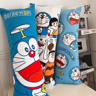抱枕哆啦A夢機器貓卡通抱枕睡覺靠墊床頭靠枕夾腿長條枕辦公室腰枕