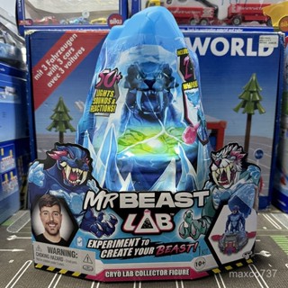 美國MrBeast Lab野獸冰凍實驗室解壓公仔潮玩盲盒玩具收藏擺件男 YQCC