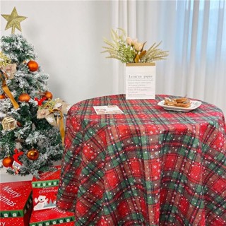 臺灣發出聖誕桌布 新年紅色桌布 復古風餐桌布 英倫ins風格桌布 茶几布 小圓桌檯布 方桌布 防塵布