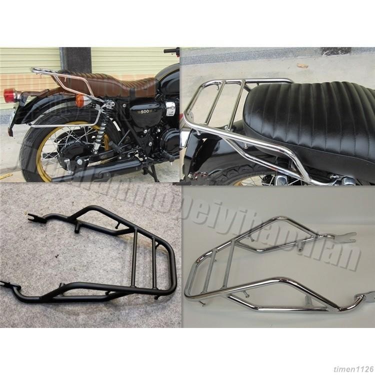 【免運】KAWASAKI W400 W650 W800 復古機車后貨架 旅行架 后扶手 置物架