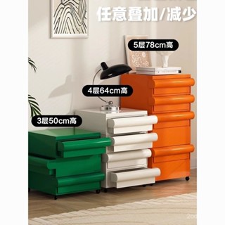 免稅 免運 網紅床頭櫃ins創意家用客廳置物收納邊櫃臥室簡約多層抽屜式櫃多層收納櫃 收納架 置物架 收納置物架子 儲物架