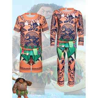 免運 Moana 海洋奇緣 cos服 毛伊 莫娜 兒童服裝 角色扮演 舞臺表演服 cosplay 動漫 二次元