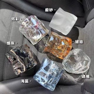 咖啡杯 茶杯 水杯 啤酒杯 水晶玻璃杯 玻璃杯 扭扭杯創意ins折紙杯網紅啤酒杯水晶玻璃杯異形水杯高顔值