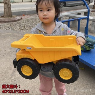 臺灣熱銷 挖掘機工程車玩具車兒童翻鬥車超大號沙灘玩具車套裝