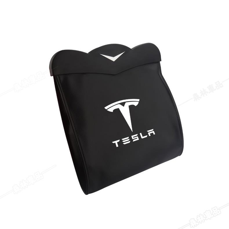 適用於特斯拉model3 汽車垃圾桶 汽車用掛式垃圾袋 雜物袋 汽車創意收納袋 Tesla垃圾袋 收納袋※JS1