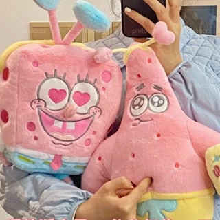 促銷❤⭐⭐超軟海綿寶寶毛絨玩具海綿寶寶卡通公仔派大星玩偶抱枕海綿寶寶布娃娃送女友禮物禮物節日禮物