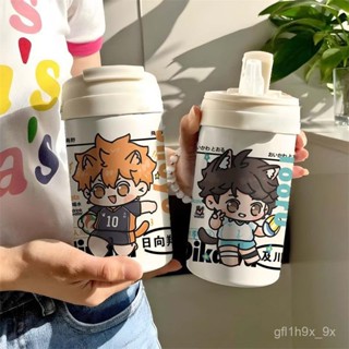 【免運】保溫杯 水壺原創排球少年週邊咖啡杯隨行隨手雙飲304不銹鋼禮物保溫杯水杯 FJ7S