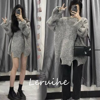 ✨U家女裝✨M-4XL 大碼女裝 秋冬套裝 秋天女裝 大尺碼女裝 秋冬女裝 大尺碼套裝 慵懶風針織毛衣 百搭牛仔褲 兩件