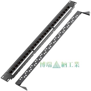 🔥精品🔥cat6六類網路配線架24口免打機櫃網線配線架48口直通超五類配架