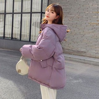 【免運出貨】鋪棉 外套女 2024冬季新款學生面包服 短版棉服 ins韓版寬鬆加厚棉襖外套