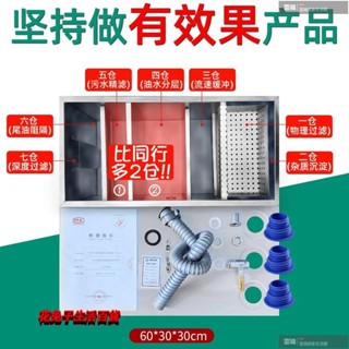 雲端家居 免運 油水分離器 廚房餐飲過濾器 商用水油汙水隔離濾油不銹鋼地埋隔油池 滿299出貨