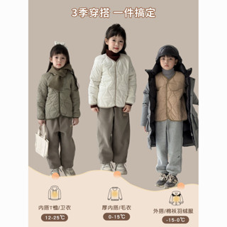 🚚臺灣出貨🚚兒童輕薄羽絨內膽2025秋冬新款男女童寶寶保暖內搭外套校服神器冬