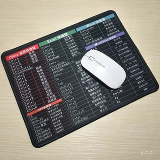 🔥桃園有貨🔥加厚辦公ps cad ppt excel常用快捷鍵滑墊小號電腦桌墊鍵盤墊 QS2R