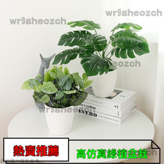北歐綠化盆栽 綠植室內外裝飾 模擬綠植盆栽 辦公室盆栽 塑膠盆栽 模擬盆栽 綠化植物 假植物 室內盆栽 植物擺飾 仿真花