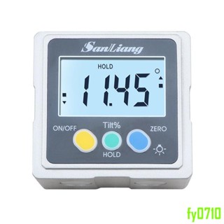 日本三量高精度數顯傾角儀盒水平儀帶磁角度儀電子角度尺角度規
