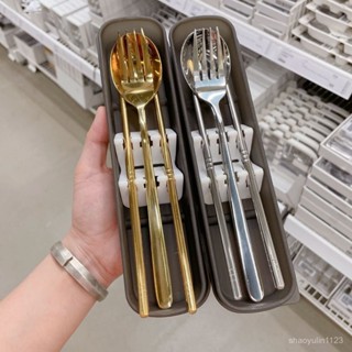 臺灣發貨 勺子家用吃飯勺餐具三件套加長柄食品級加厚咖啡攪拌勺兒童小學生