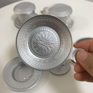 可開發票 越南咖啡壺濾杯鋁制滴滴過濾器咖啡粉滴漏手沖漏壺咖啡杯